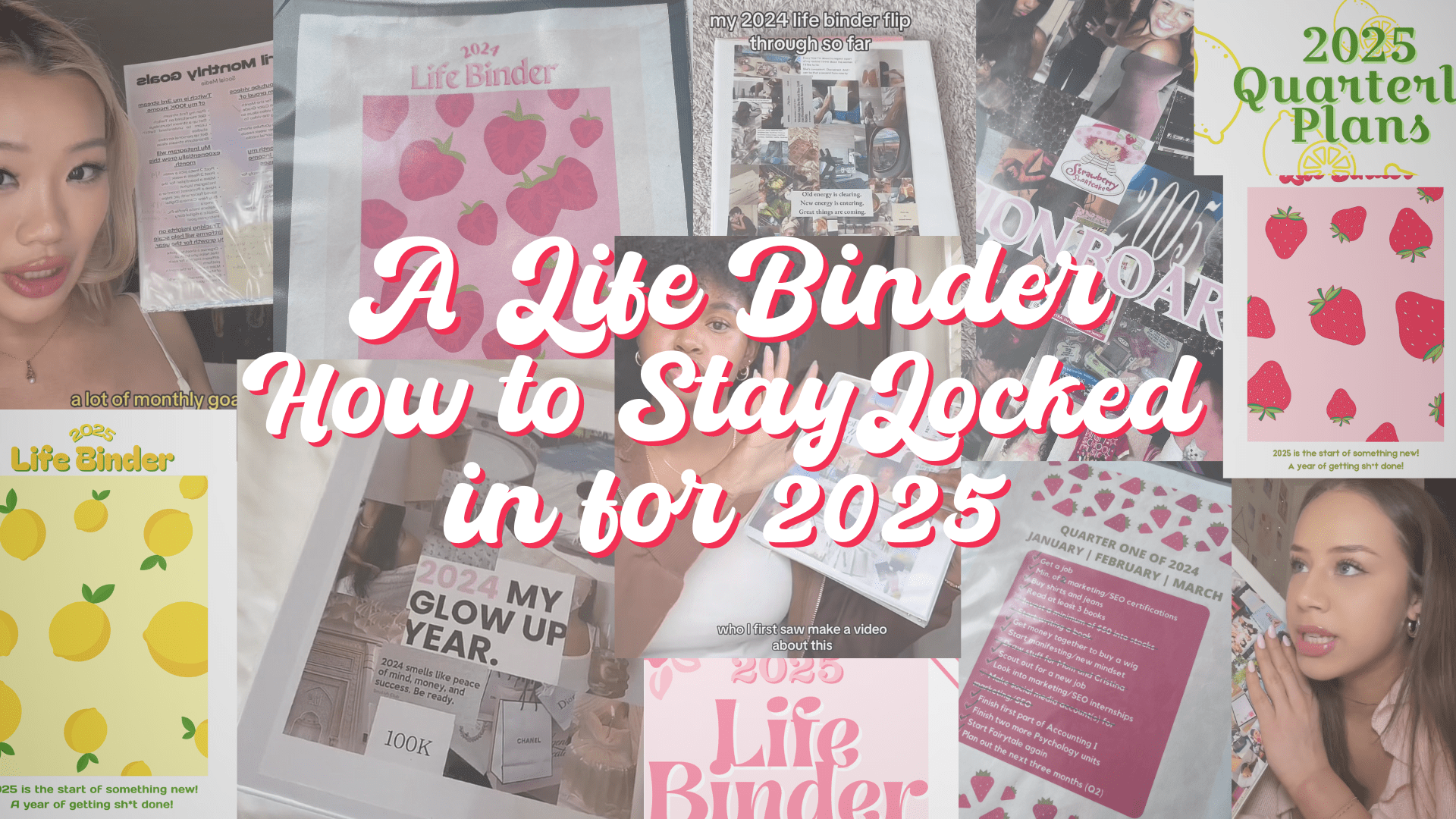 A Life Binder: How to Stay Locked in for 2025